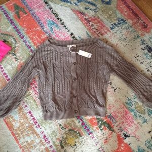 Cropped sweater